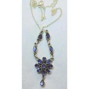 Nicky Butler Sterling Silver Multi Gemstone Necklace